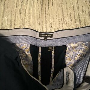 Hammer Made Navy Blue Paisley Lined Pants